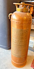 American-La France -Foamite Copper & Brass Fire Extinguisher Model FS1 Elmira NY picture