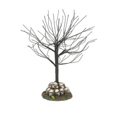 Department 56 Halloween Village, Scary Skeletons Tree  With Skulls picture