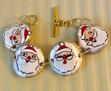 Holt Howard Santa Bracelet Rare Four Piece 1958 Ceramic picture