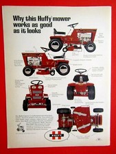 1971 Huffy Riding Riding Lawn Mowers Original Print Ad 8.5 x 11