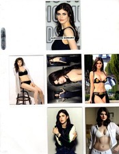 ALEXANDRA DADDARIO    CUSTOM TRADING CARD 6 CARDS  SET picture