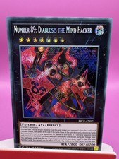 YUGIOH NUMBER 89: DIABLOSIS THE MIND HACKER SECRET RARE 1ST NM BROL-EN073 picture
