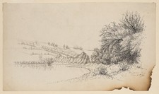 Dingmans Ferry Virginia 1873 Vintage Landscape Sketch Reprint Wall Art picture