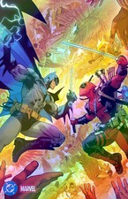 🌟FOIL🌟 BATMAN/DEADPOOL #1 (DAN MORA VARIANT) COMIC BOOK ~ DC/MARVEL picture