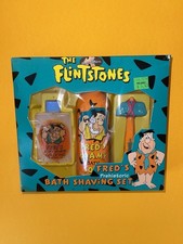 Vintage 1994 The Flintstones Fred's Prehistoric Mug Shaving Set Hanna-Barbera picture