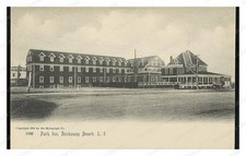 Rockaway Beach New York Park Inn Standard Postcard COPY RPPC picture