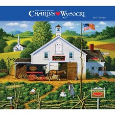 CHARLES WYSOCKI - AMERICANA - 2027 WALL CALENDAR - BRAND NEW - 270963 picture