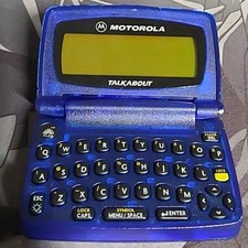 The Motorola Talkabout pager collectible item Missing Battery Cover picture