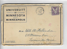 VINTAGE-POSTCARD FOLDER-UNIVERSITY OF MINNESOTA-MINNEAPOLIS, MINNESOTA picture