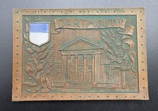 c1910 Large Dartmouth College Webster Hall Tobacco Leather 3.5x2.5 Antique picture