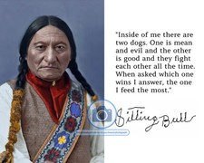 SITTING BULL NATIVE AMERICAN CHIEF 
