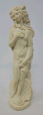 Vintage Norleans Figure Art (Molded Plaster?) Woman Shell Long Hair RARE England picture