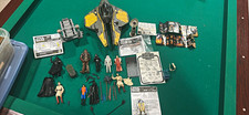 Star Wars Figure Lot Vintage Kenner 1977 Vader Walrus Man Jedi Starfighter picture