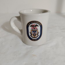VINTAGE USS Vicksburg CG 69 COFFEE MUG 3.5