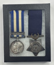 1882 Egypt Medal Tel-El- Kebir Clasp + Egypt Star Medal Egyptian War UN-MATCHED picture