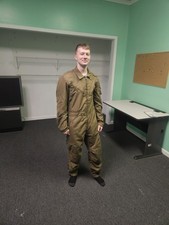 Vintage NAVY FIGHTER PILOT TANKER SUIT(from Military Air Museum) picture