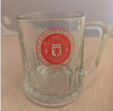 Manchester United 1993 Champions Drink Glass Tudor Vintage Football Soccer picture
