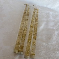 Set of 4 VTG MCM Lucite Acrylic 12