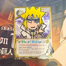 Bandai Naruto CCG Vintage The 4th Hokage  Chibi #1345 1st Edition 2002 picture