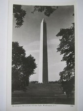 WASHINGTON MONUMENT REAL PHOTO POSTCARD WASHINGTON DC 1930s RPPC picture