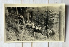 Antique RPPC People Hiking To Lost Creek Falls, Coos County Oregon picture