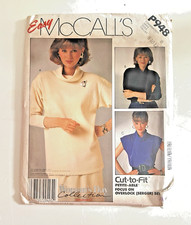 Vtg 1986 Easy McCalls P948 Size 8-12 Cut to Fit Top Blouse Shirt *UNCUT* picture