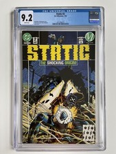 Static #2 CGC 9.4 | Featuring the Origin of Static | DC/Milestone | 1993 picture