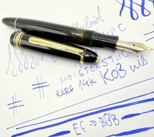 1950s MONTBLANC CELLULOID 144 Meisterstuck Fountain Pen-14k RARE KOB Nib-146 149 picture