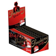 Smoking Deluxe Paper with Tips - Medium Size (1 1/4) Rolling Paper + Tips picture