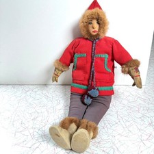 Vintage Handmade Inuit Eskimo Doll 10