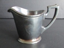 1924 USCG United States Coast Guard Wardroom Silver Plated Four Ounce Creamer picture