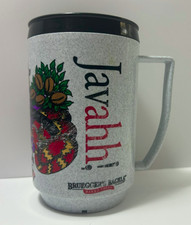 Vintage Bruegger's Bagels Cup Mug Plastic Javahh (graphic is faded) NO LID picture