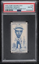 1949 Turf Famous Film Stars Tobacco Humphrey Bogart #19 PSA 8 06bg picture