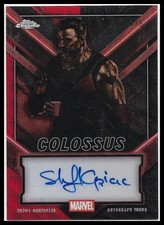 Colossus RED Auto 2025 Topps Marvel Deadpool Chrome 1/5 (Alpha) Stefan Kapicic picture