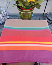 Vtg Bon Marche Tablecloth Rectange Mid Century Modern picture