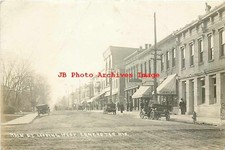 WI, Lancaster, Wisconsin, RPPC, Main Street, Business Section, Cook Photo picture