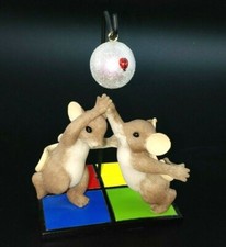 Fitz & Floyd Enesco Charming Tails Dancing Through Life With You Mouse Ornament picture