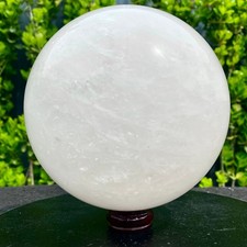 11.9LB  Natural white crystal quartz crystal ball Reiki repair picture