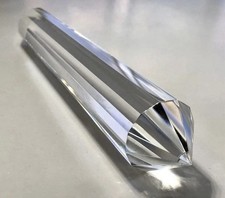 Large Breath Taking Natural Rare 12 Cut Vogel Quartz Crystal Point Raw Specimen picture