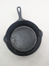 Vintage Griswold No. 5  Cast Iron Skillet 724L, Erie Slant Logo w/ Heat Ring picture