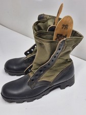NEW GENUINE USGI 1987 US MILITARY ARMY JUNGLE BOOTS - SIZE 7 R picture