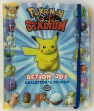 1999/2000 POKEMON STADIUM ACTION 3Ds – COMPLETE SET IN ALBUM + FOLDER CARD 51/51 picture