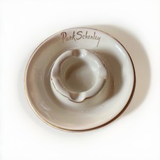 Vtg 50-60s Ceramic Hall Ashtray 666 Park Schenley Restaurant Pitts Pa picture