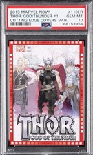 2013 THOR PSA 10 UD MARVEL NOW CUTTING EDGE COVERS VARIANTS GOD OF THUNDER  picture