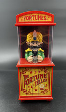Fortune Teller Bank Genie Carnival Circus Lights Up Talks Animated Tested *Video picture