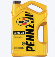 Pennzoil 5 Quart 5W-30 Conventional Motor Oil Wear Protection ,Sludge Cleaning picture