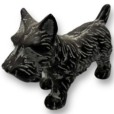 Vintage Cast Iron Scottie Dog Doorstop picture