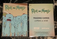 2018 SDCC WONDERCON EXCLUSIVE CRYPTOZOIC  RICK & MORTY SEASON 1 PROMO CARD P3 picture