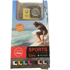 Sports Cam 1080P Full HD 2.0 Inch Screen Waterproof 30M Action Camera (Yellow) picture