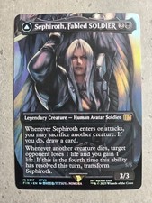 Sephiroth Fabled SOLDIER/Sephiroth One-Winged Angel ALT Foil Final Fantasy MTG picture